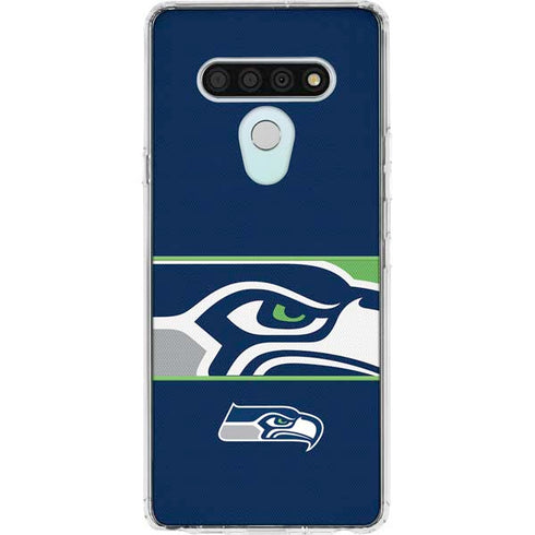 NFL Seattle Seahawks Zone Block LG Stylo 6 Clear Case