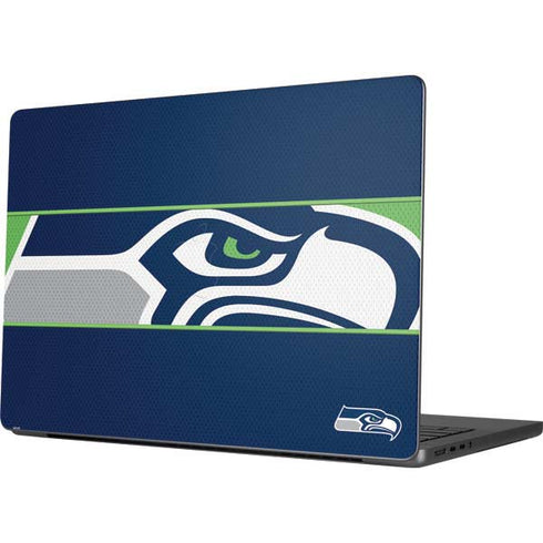 NFL Seattle Seahawks Zone Block MacBook Pro 14in (2021-24) Skin