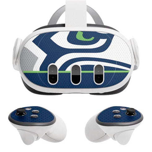NFL Seattle Seahawks Zone Block Meta Quest 3 Skin