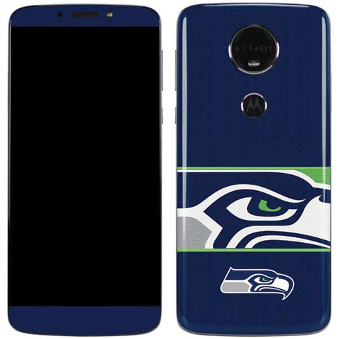 NFL Seattle Seahawks Zone Block Moto E5 Plus Skin