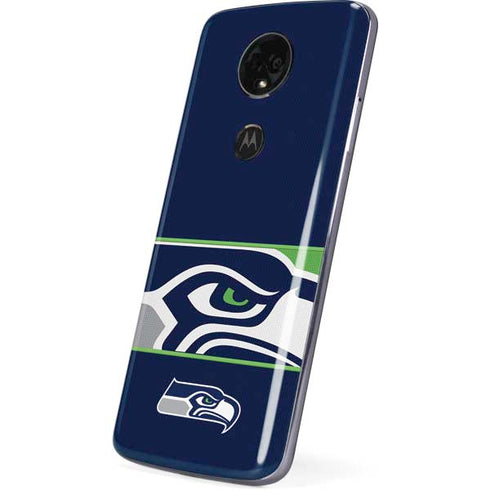 NFL Seattle Seahawks Zone Block Moto E5 Plus Skin
