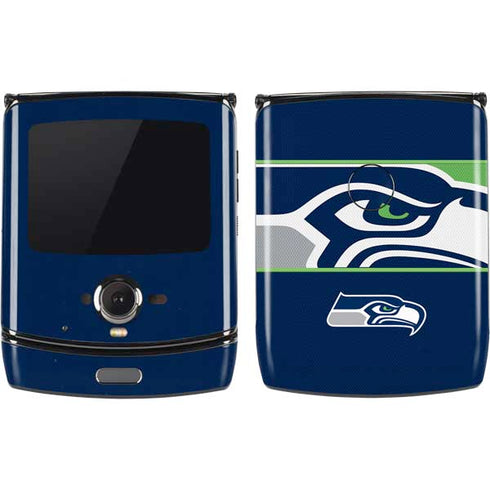 NFL Seattle Seahawks Zone Block Motorola RAZR Skin