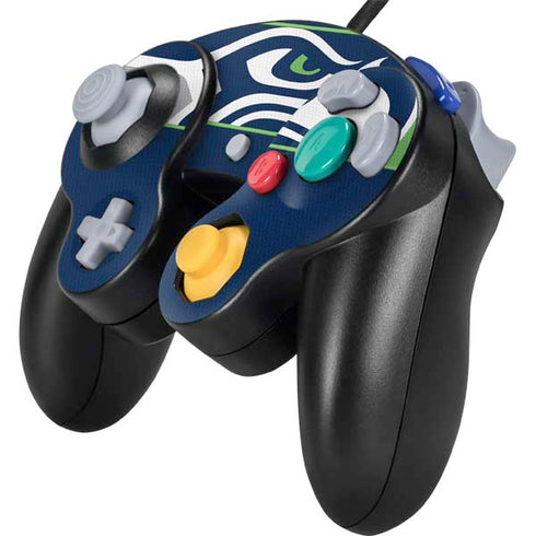 NFL Seattle Seahawks Zone Block Nintendo GameCube Controller Skin