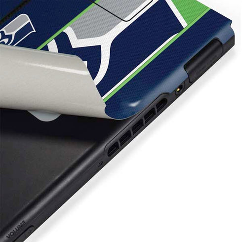 NFL Seattle Seahawks Zone Block Nintendo Switch Bundle Skin