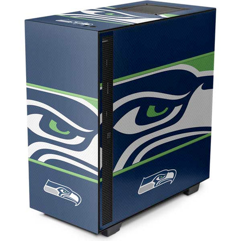 NFL Seattle Seahawks Zone Block NZXT H510 Compact ATX Mid-Tower Case Skin