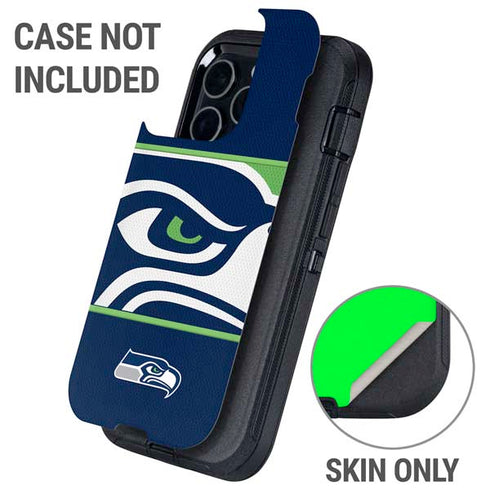 NFL Seattle Seahawks Zone Block Otterbox Defender iPhone Skin