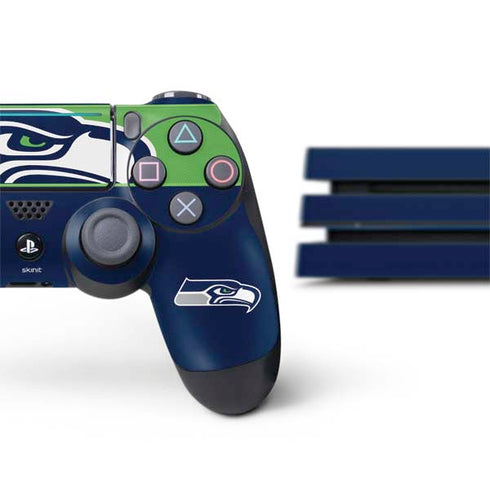 NFL Seattle Seahawks Zone Block PS4 Pro Bundle Skin