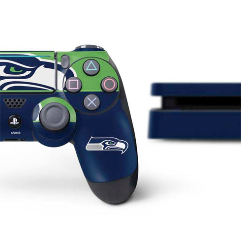 NFL Seattle Seahawks Zone Block PS4 Slim Bundle Skin