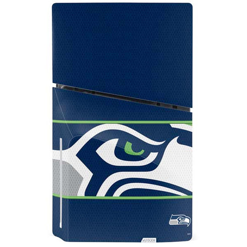 NFL Seattle Seahawks Zone Block PS5 Slim Disk Console Skin