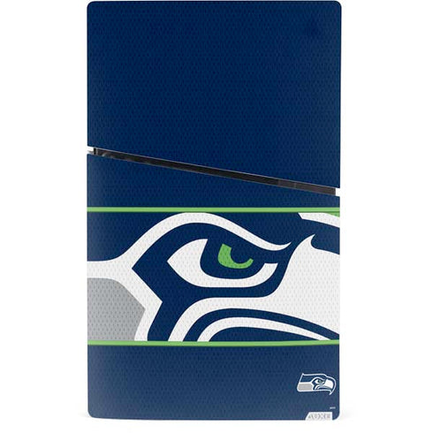 NFL Seattle Seahawks Zone Block PS5 Slim Digital Edition Console Skin