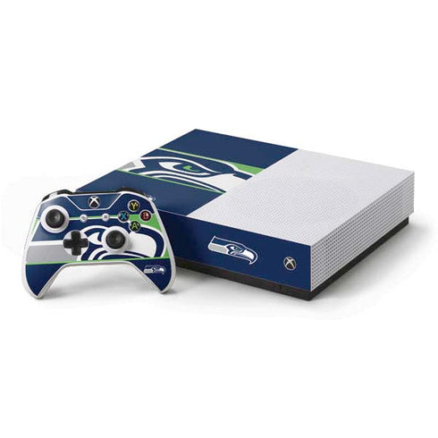 NFL Seattle Seahawks Zone Block Xbox One S All-Digital Edition Bundle Skin