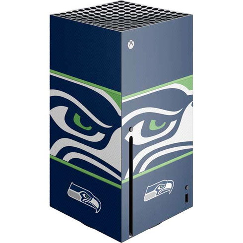 NFL Seattle Seahawks Zone Block Xbox Series X Console Skin