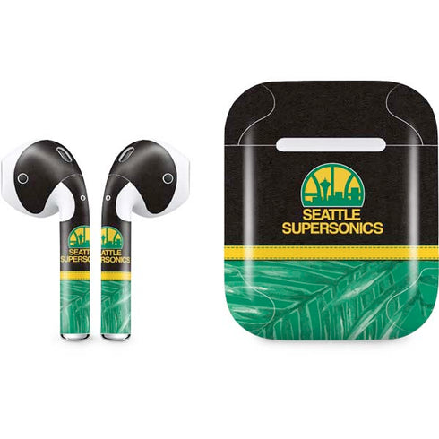 NBA Seattle SuperSonics Retro Palms Apple AirPods Skin