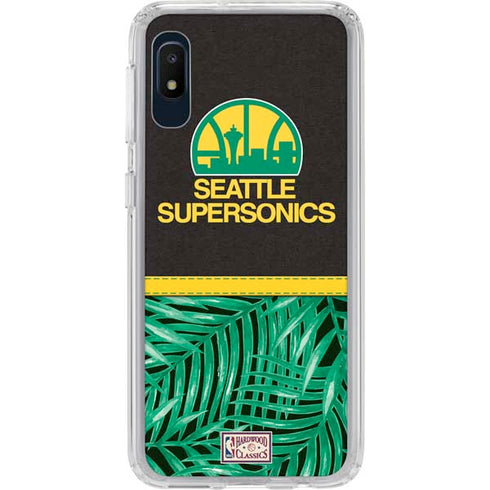 NBA Seattle SuperSonics Retro Palms Galaxy A10e Clear Case