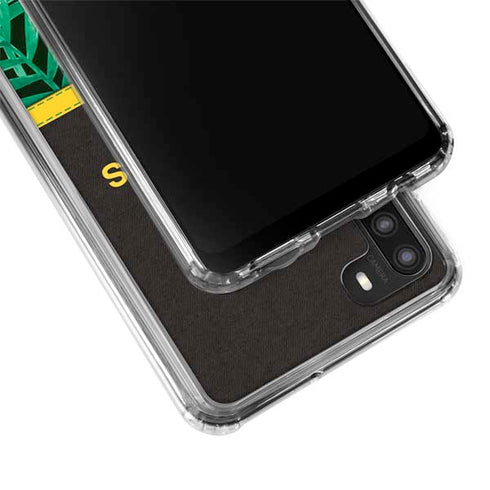 NBA Seattle SuperSonics Retro Palms Galaxy A21 Clear Case