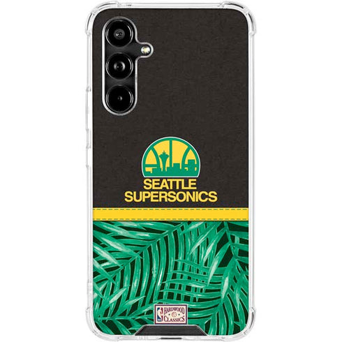 NBA Seattle SuperSonics Retro Palms Galaxy A54 5G Clear Case