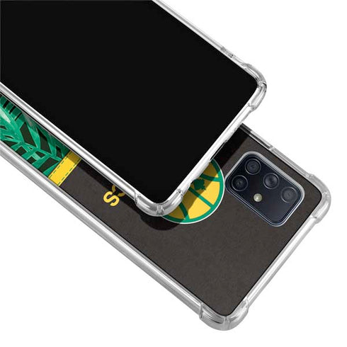 NBA Seattle SuperSonics Retro Palms Galaxy A71 5G Clear Case