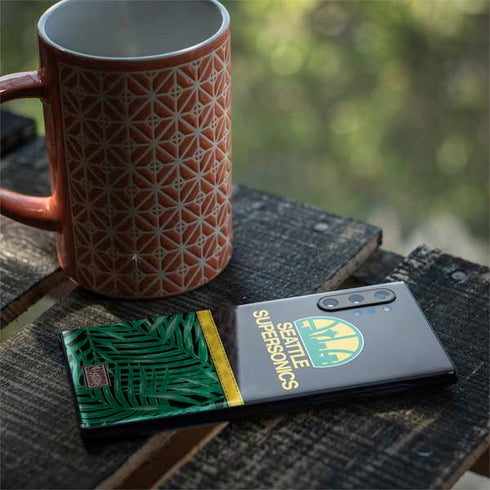 NBA Seattle SuperSonics Retro Palms Galaxy Note 10 Plus Skin