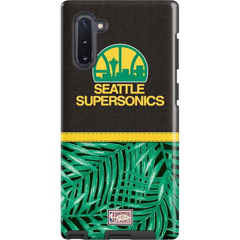 NBA Seattle SuperSonics Retro Palms Galaxy Note 10 Pro Case