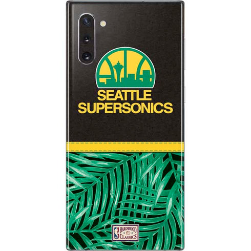 NBA Seattle SuperSonics Retro Palms Galaxy Note 10 Skin