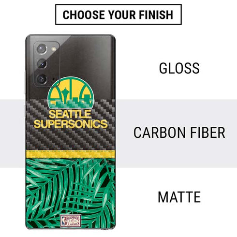 NBA Seattle SuperSonics Retro Palms Galaxy Note20 5G Skin