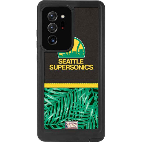 NBA Seattle SuperSonics Retro Palms Galaxy Note20 Ultra 5G Waterproof Case