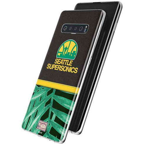 NBA Seattle SuperSonics Retro Palms Galaxy S10 Plus Skin