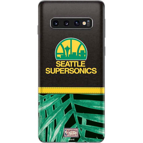 NBA Seattle SuperSonics Retro Palms Galaxy S10 Skin
