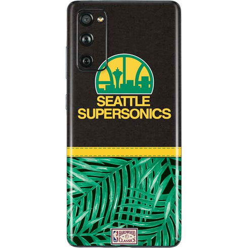 NBA Seattle SuperSonics Retro Palms Galaxy S20 Fan Edition Skin