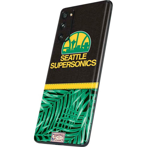 NBA Seattle SuperSonics Retro Palms Galaxy S20 Fan Edition Skin