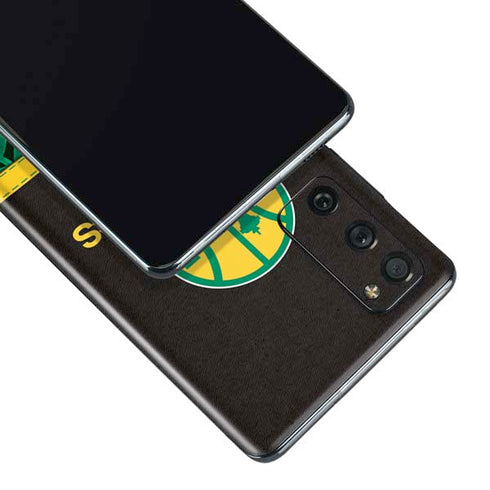 NBA Seattle SuperSonics Retro Palms Galaxy S20 Fan Edition Skin