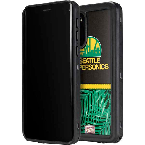 NBA Seattle SuperSonics Retro Palms Galaxy S20 Plus Waterproof Case