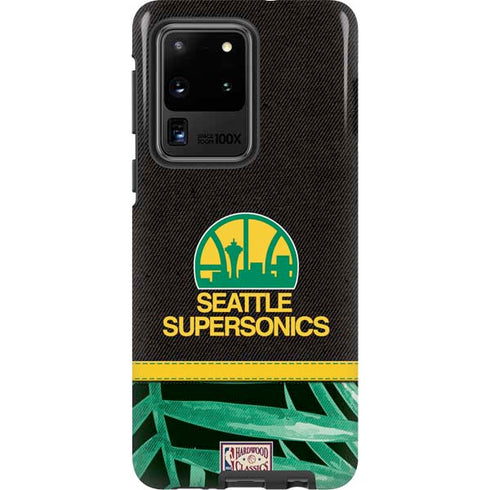 NBA Seattle SuperSonics Retro Palms Galaxy S20 Ultra 5G Pro Case