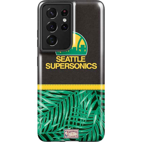 NBA Seattle SuperSonics Retro Palms Galaxy S21 Ultra 5G Pro Case