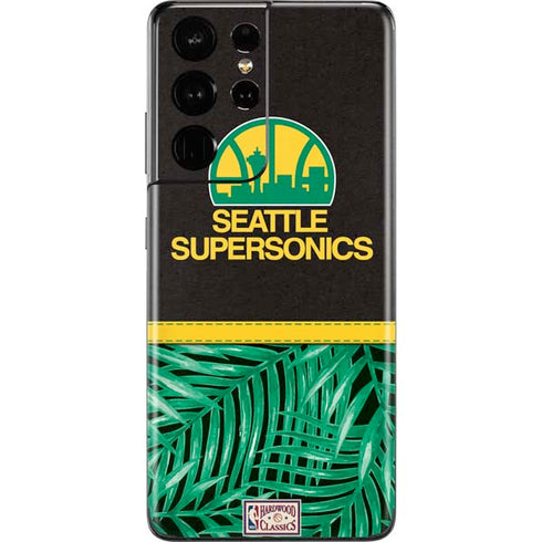 NBA Seattle SuperSonics Retro Palms Galaxy S21 Ultra 5G Skin