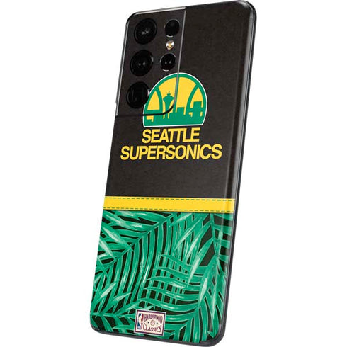 NBA Seattle SuperSonics Retro Palms Galaxy S21 Ultra 5G Skin