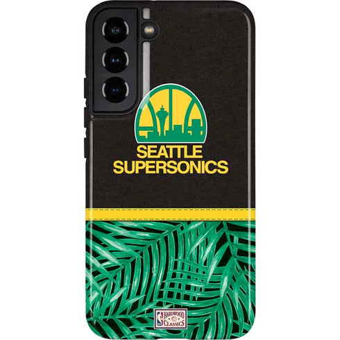 NBA Seattle SuperSonics Retro Palms Galaxy S22 Plus Pro Case