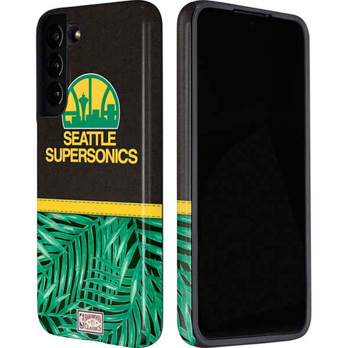 NBA Seattle SuperSonics Retro Palms Galaxy S22 Plus Pro Case