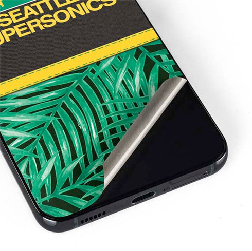 NBA Seattle SuperSonics Retro Palms Galaxy S22 Plus Skin