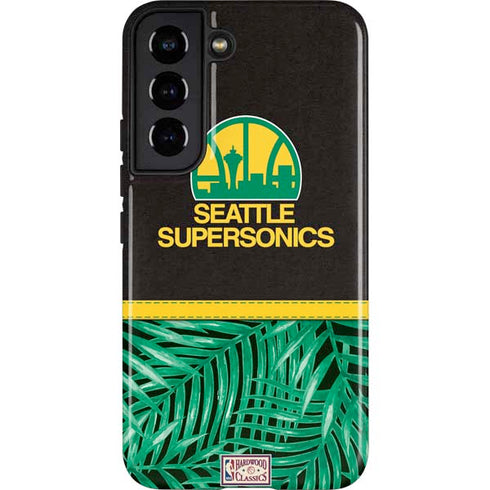 NBA Seattle SuperSonics Retro Palms Galaxy S22 Pro Case