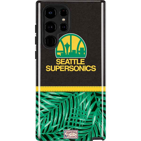NBA Seattle SuperSonics Retro Palms Galaxy S22 Ultra Pro Case