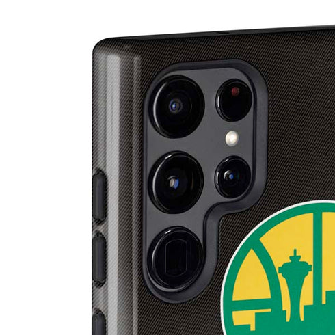 NBA Seattle SuperSonics Retro Palms Galaxy S22 Ultra Pro Case