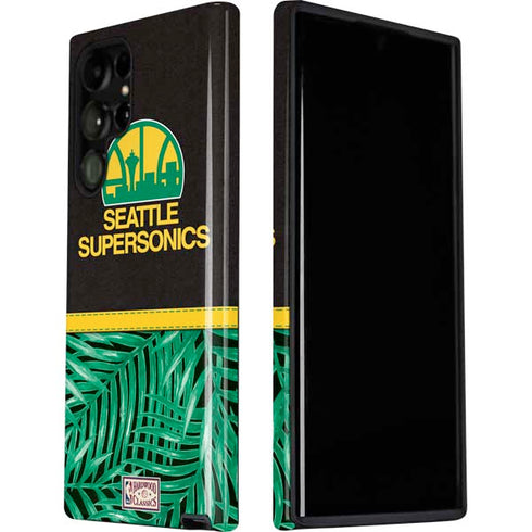 NBA Seattle SuperSonics Retro Palms Galaxy S22 Ultra Pro Case