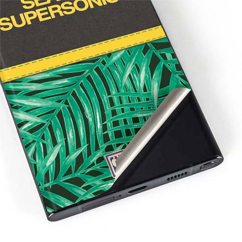 NBA Seattle SuperSonics Retro Palms Galaxy S22 Ultra Skin