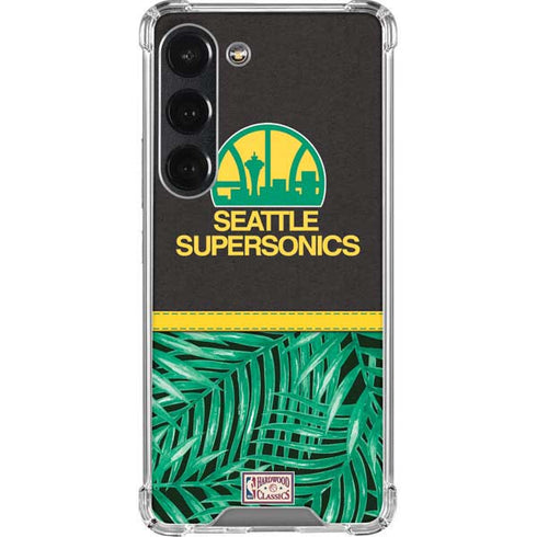 NBA Seattle SuperSonics Retro Palms Galaxy S23 Clear Case