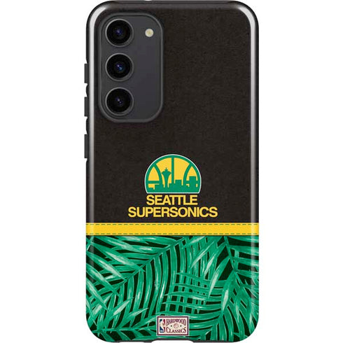 NBA Seattle SuperSonics Retro Palms Galaxy S23 Plus Pro Case