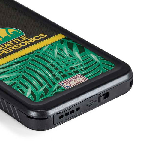 NBA Seattle SuperSonics Retro Palms Galaxy S23 Plus Waterproof Case