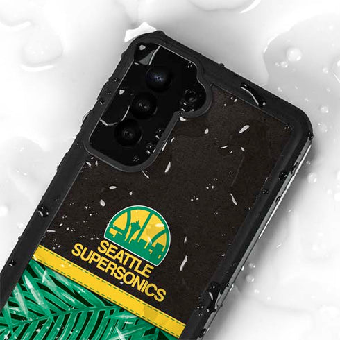 NBA Seattle SuperSonics Retro Palms Galaxy S23 Waterproof Case