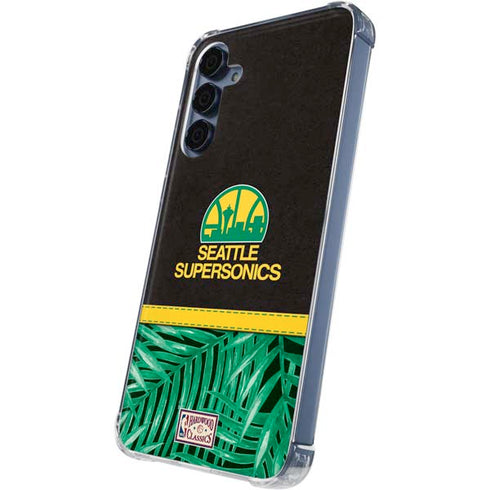 NBA Seattle SuperSonics Retro Palms Galaxy S24 Clear Case