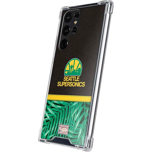NBA Seattle SuperSonics Retro Palms Galaxy S24 Ultra Clear Case